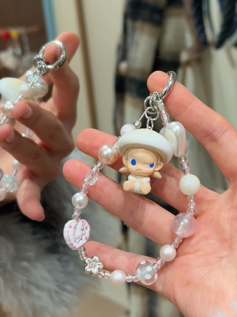 瑕疵【MGJXK】潮玩手机壳挂件DIY饰品挂饰创意可爱手机链