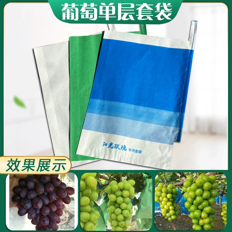 葡萄套袋专用袋阳光玫瑰防水三色袋防鸟防虫巨峰夏黑防晒袋批发