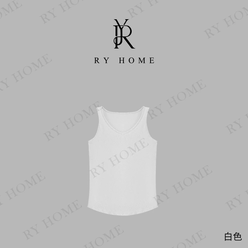 【容雨RYHOME】精梳棉千禧自然风舒适慵懒百搭吊带背心252BX0071