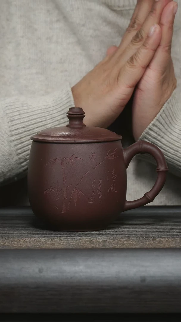 【闪购商品】紫砂茶杯竹节小龙蛋@@GB00719