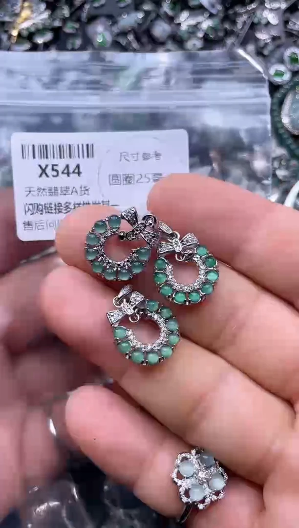 【闪购商品】翡翠颈饰未镶嵌X544多样性发其一