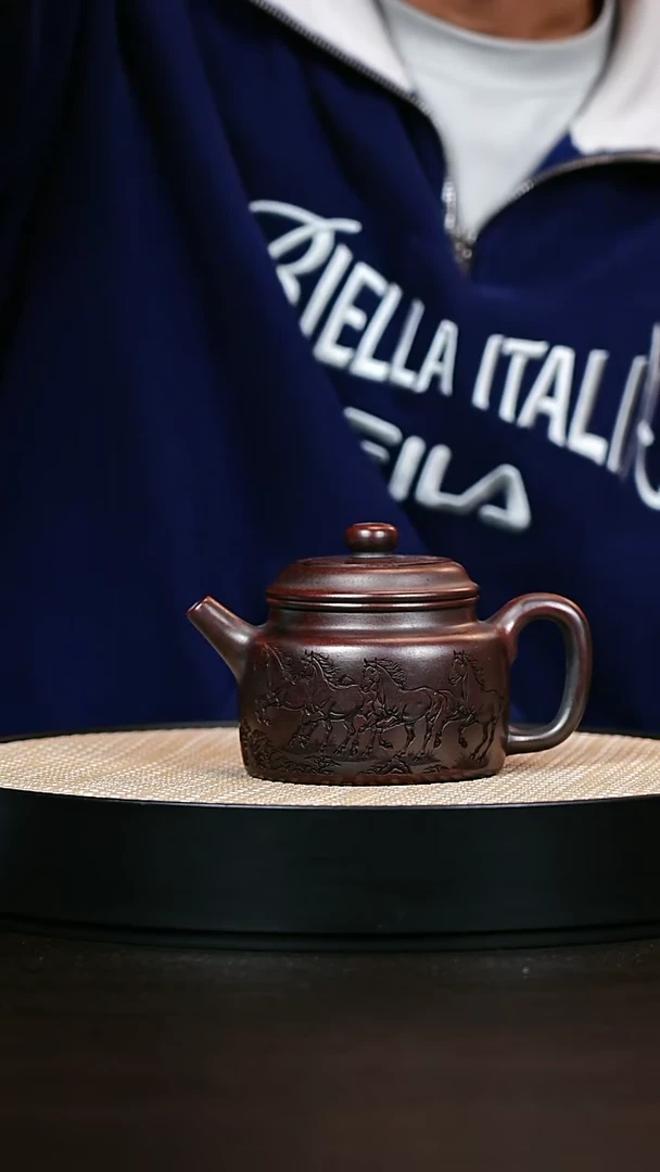 原矿紫砂壶德钟280cc