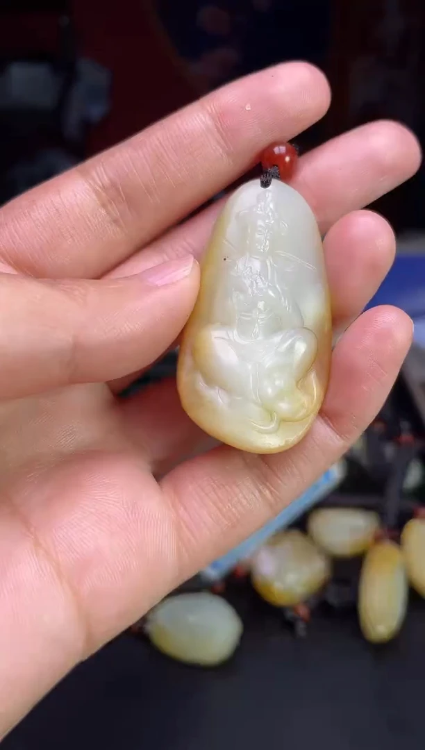 颈饰未镶嵌和田玉123