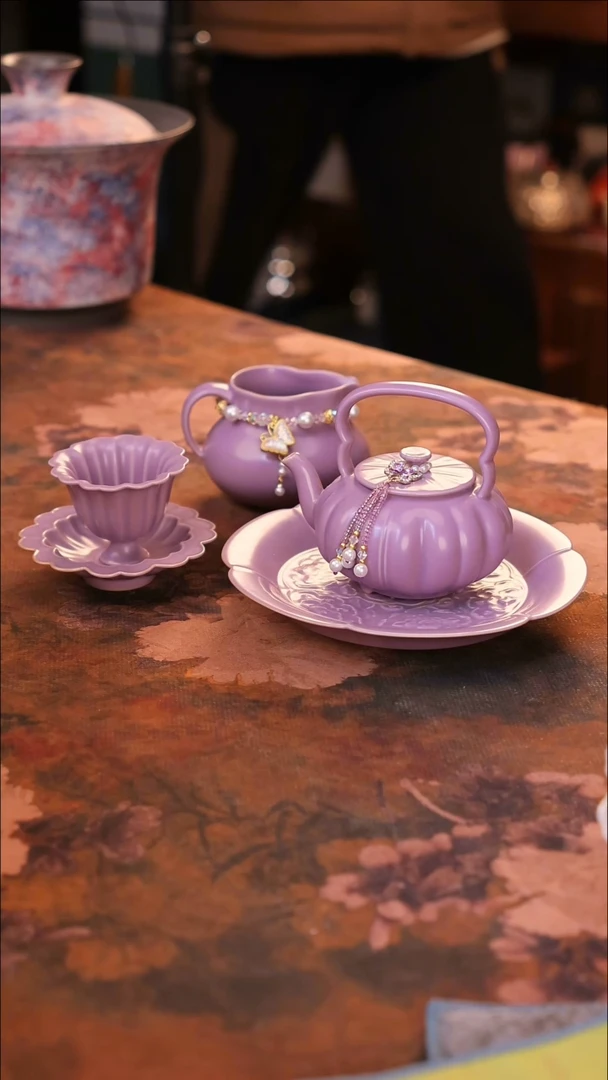 【闪购商品】陶瓷茶具（无礼盒无茶盘）@@A11134