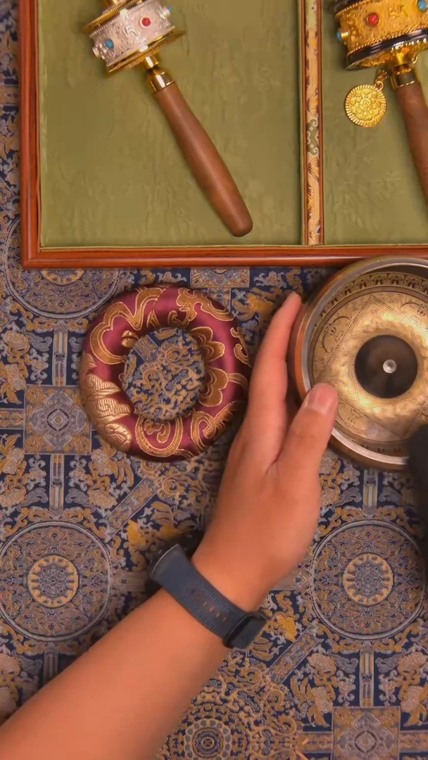 装裱画尼泊尔音钵坛城七脉轮精美精美！！