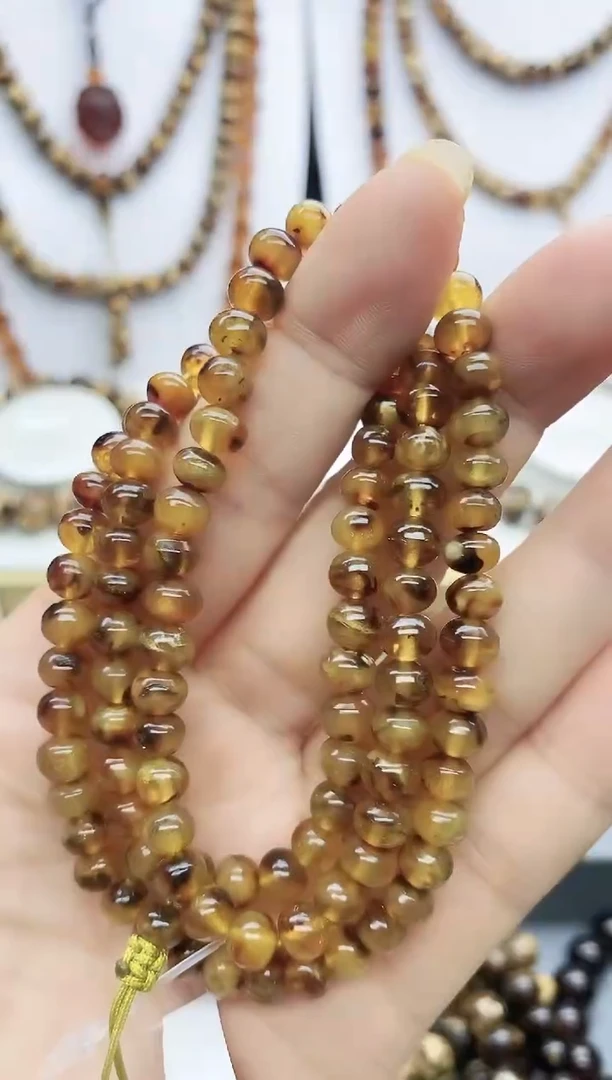 【闪购商品】琥珀颈饰未镶嵌6琥珀