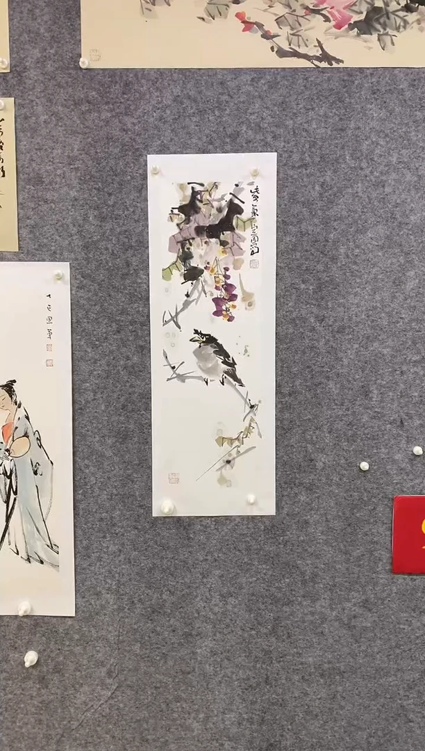国画尚定固国画作品