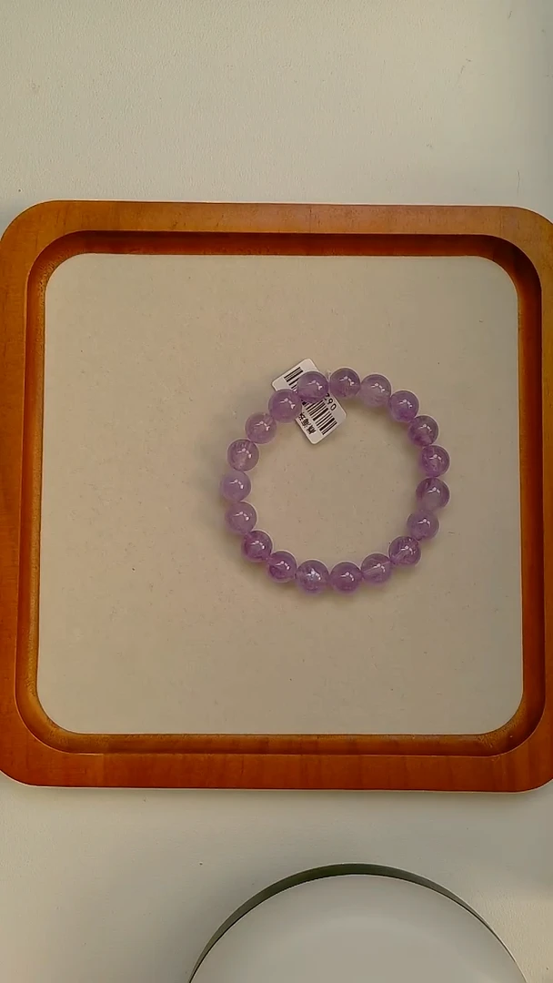 未镶嵌手链紫晶紫色水晶手链