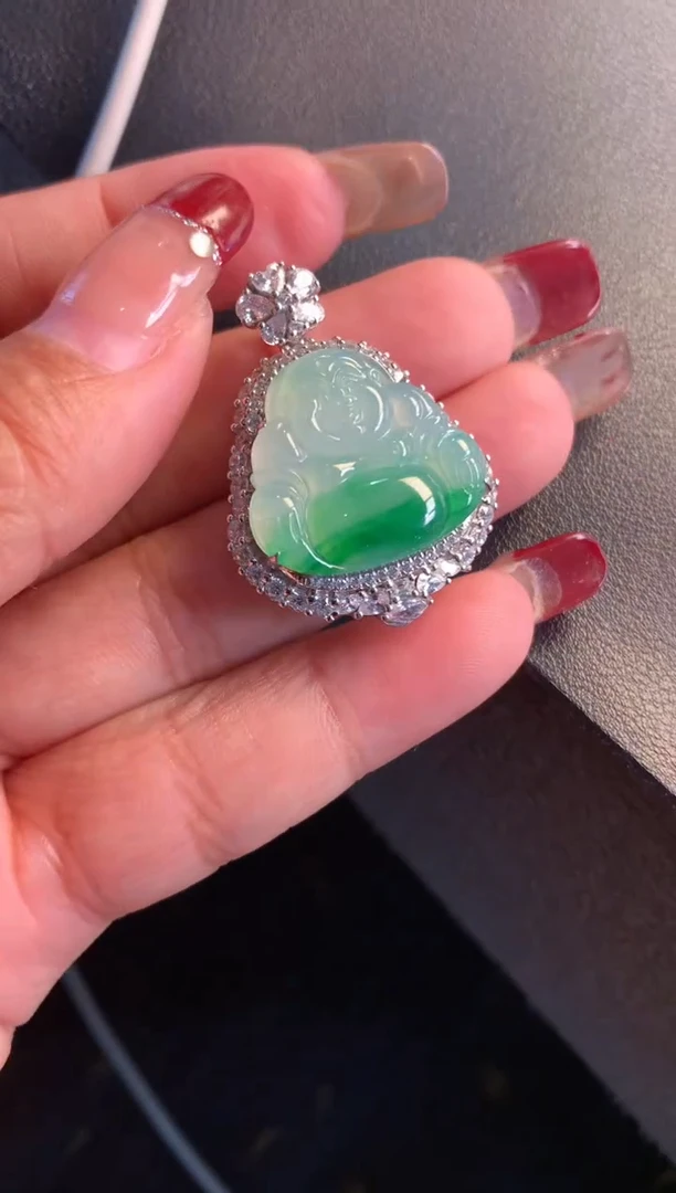 【闪购商品】翡翠颈饰未镶嵌缅甸天然A货翡翠