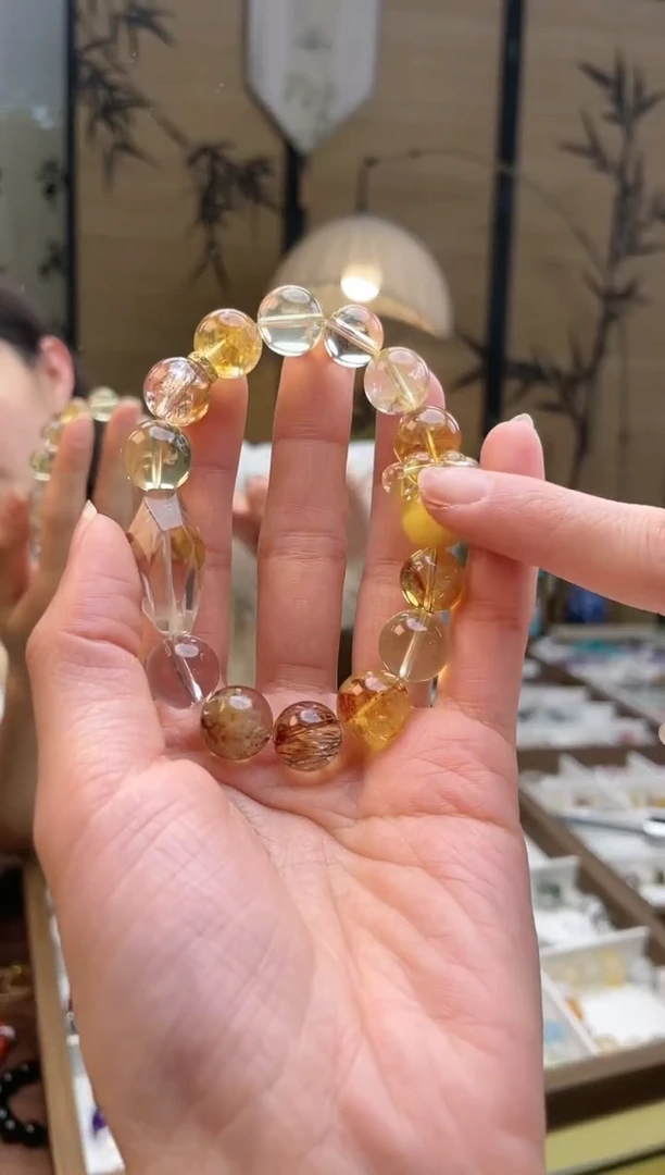 【闪购商品】水晶手链未镶嵌黄水晶