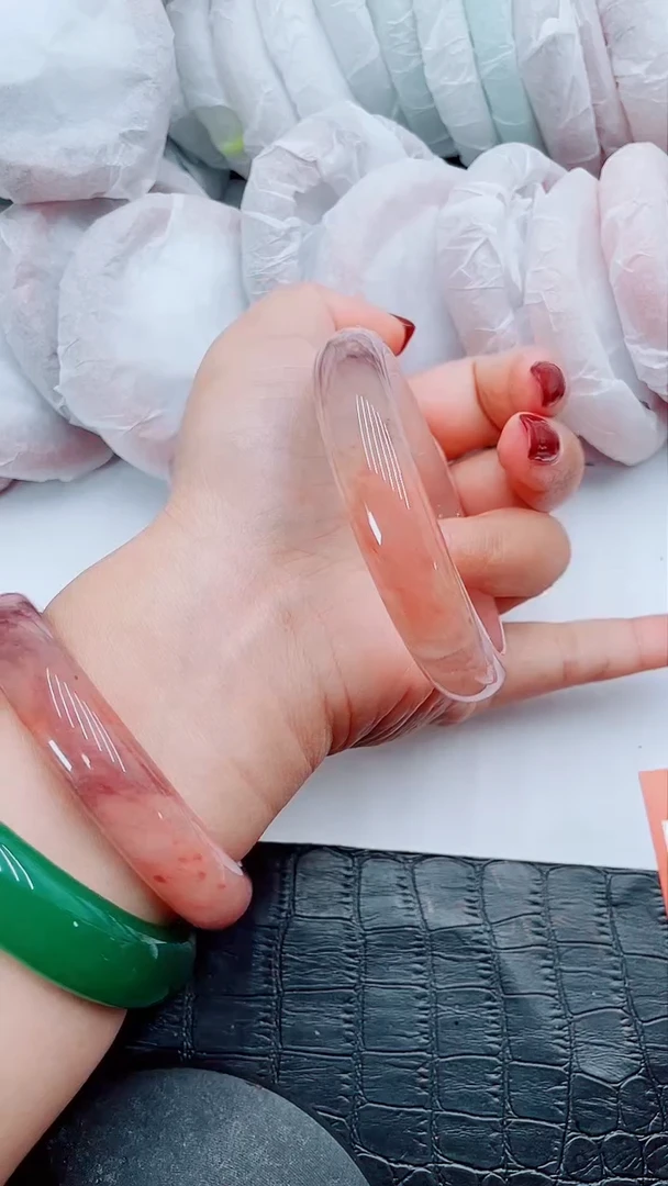 【闪购商品】石英质玉手镯未镶嵌S149-60-61