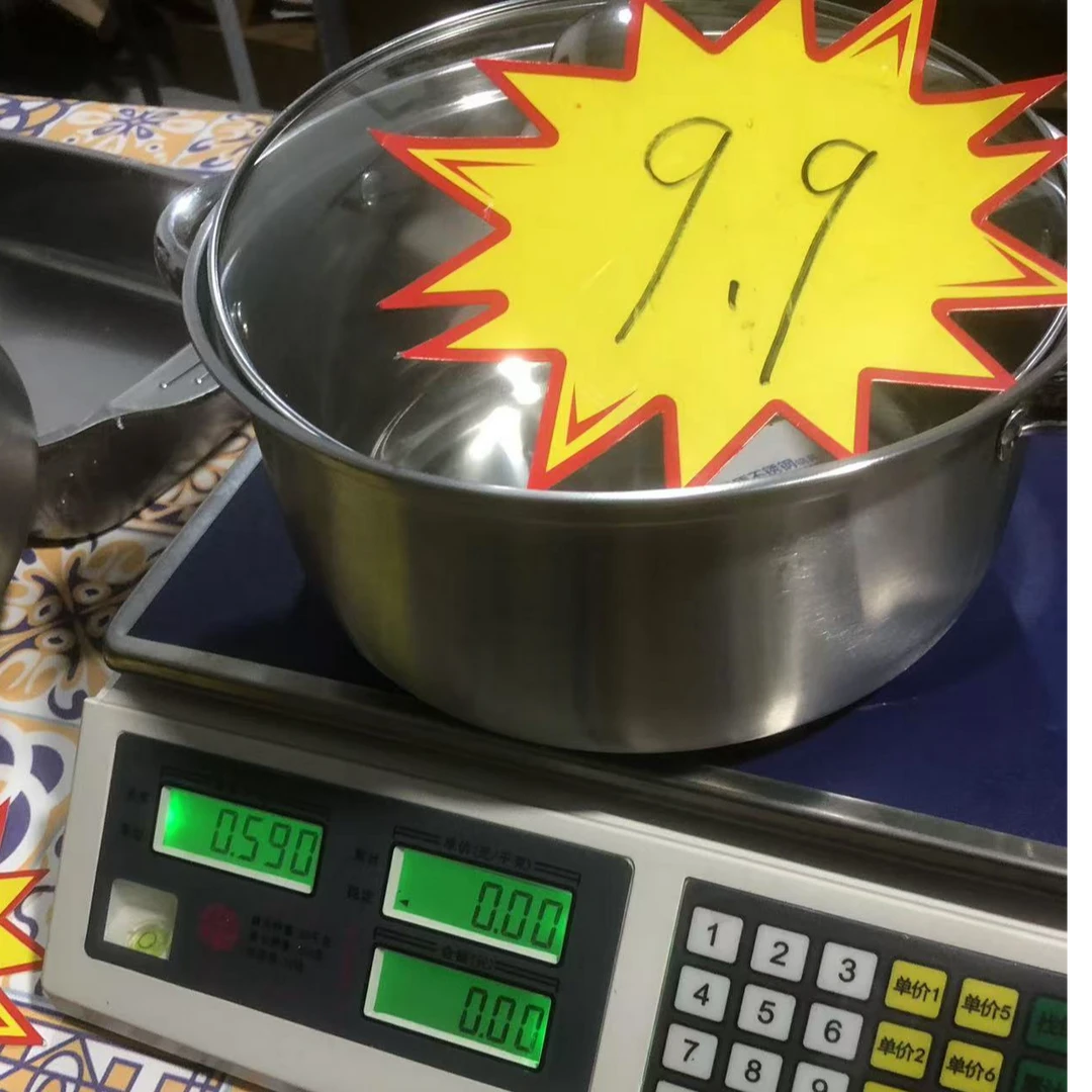 不锈钢锅汤锅炖锅双耳锅加深带盖