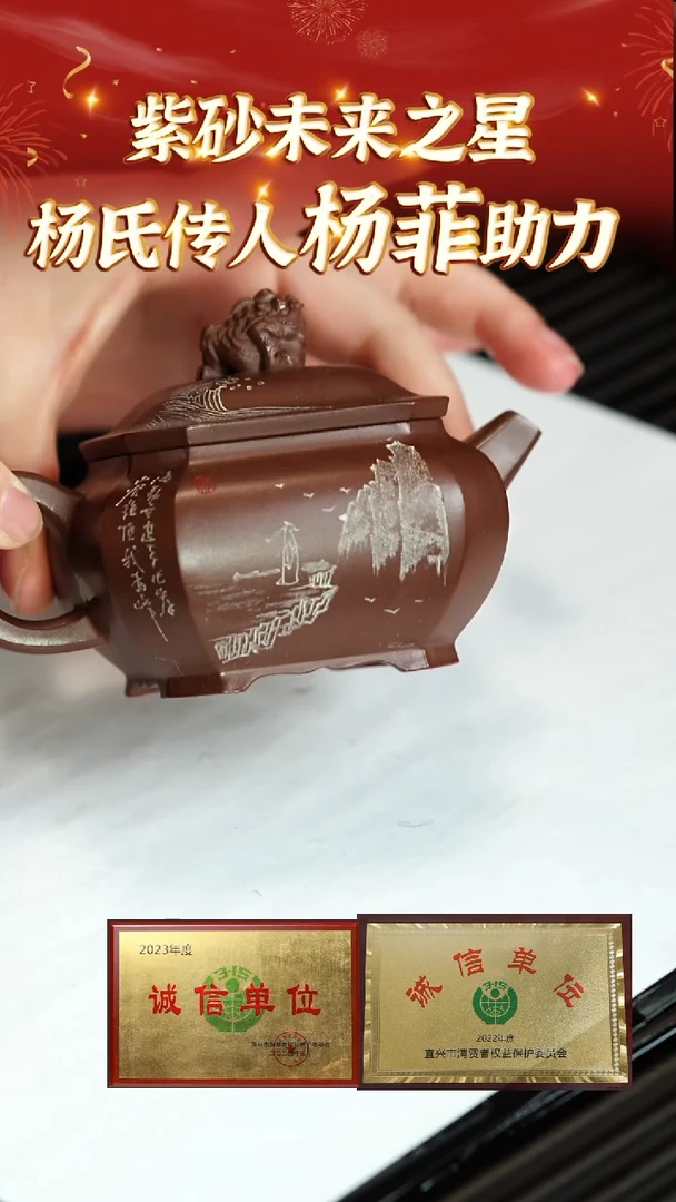 【闪购商品】紫砂茶壶115 杨菲老师专场