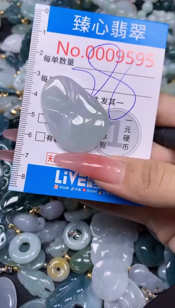 【闪购商品】翡翠颈饰未镶嵌含绳0009595
