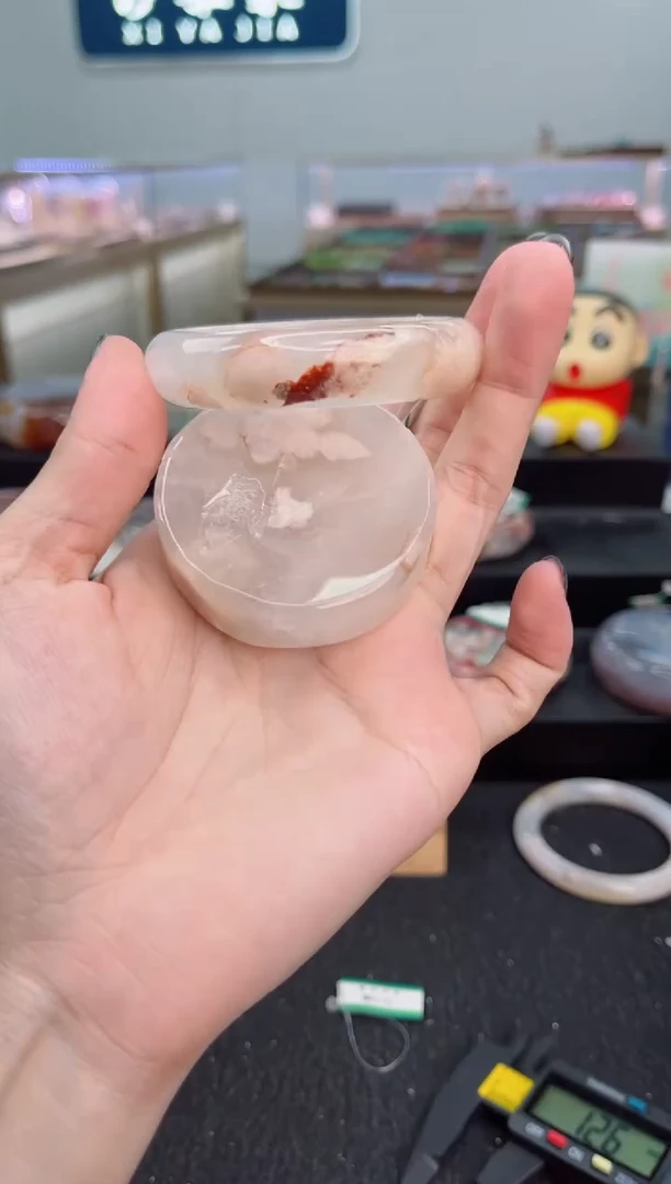 石英质玉手镯未镶嵌53圈口（赠送镯心）1688842