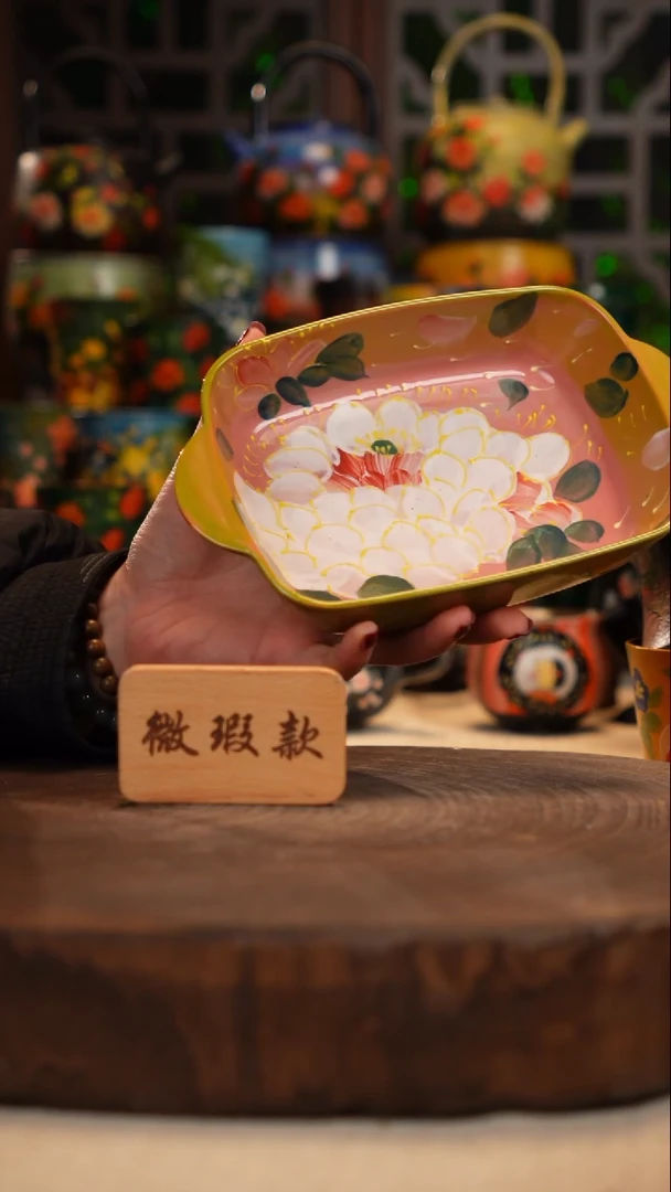 陶瓷油画釉下彩手绘