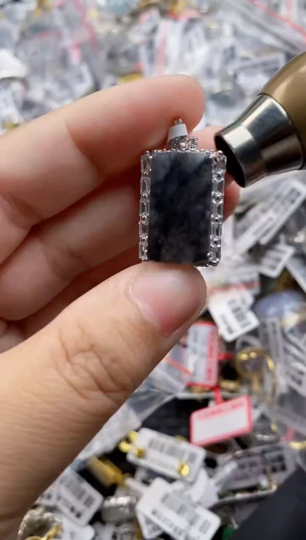 翡翠戒指银S925镶嵌7777      2