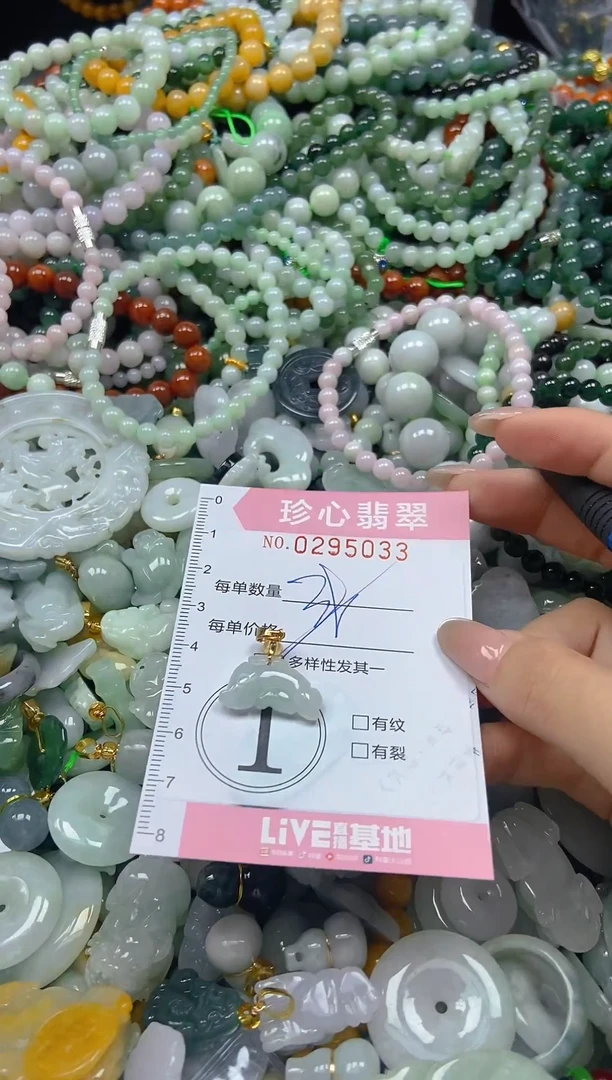 翡翠未镶嵌颈饰闪购0295033