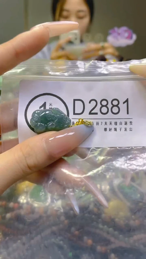 翡翠未镶嵌颈饰/D/翡翠A货，一件也是批发价