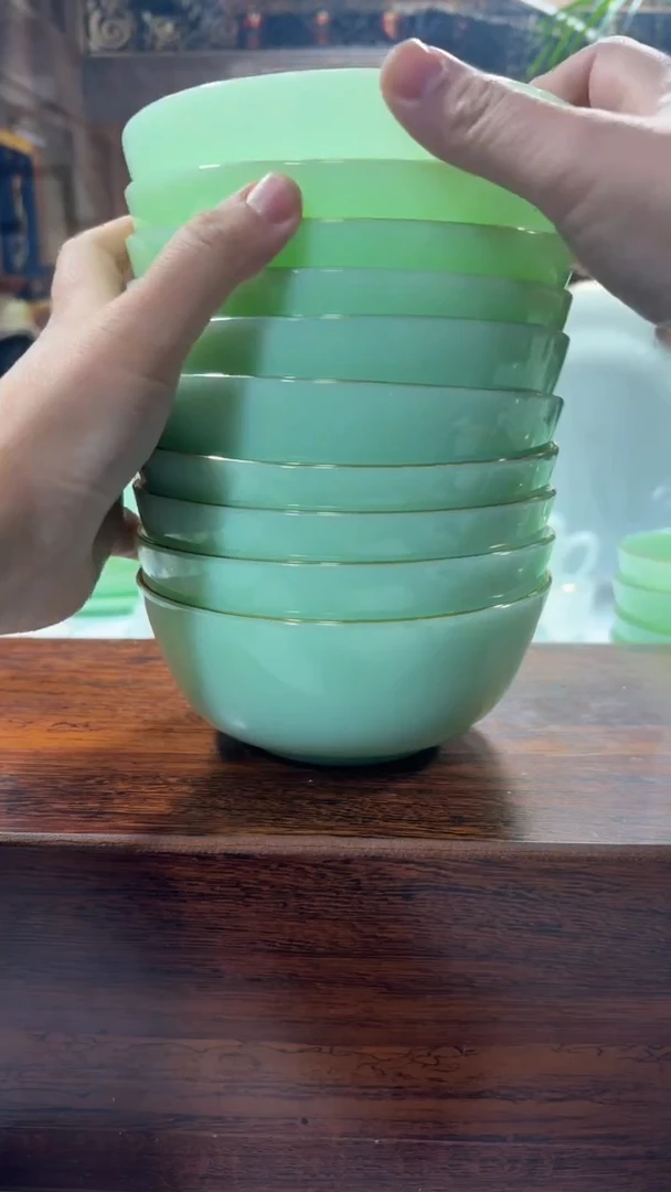 【闪购商品】...5.5英寸玉瓷碗10个口径13.8厘米