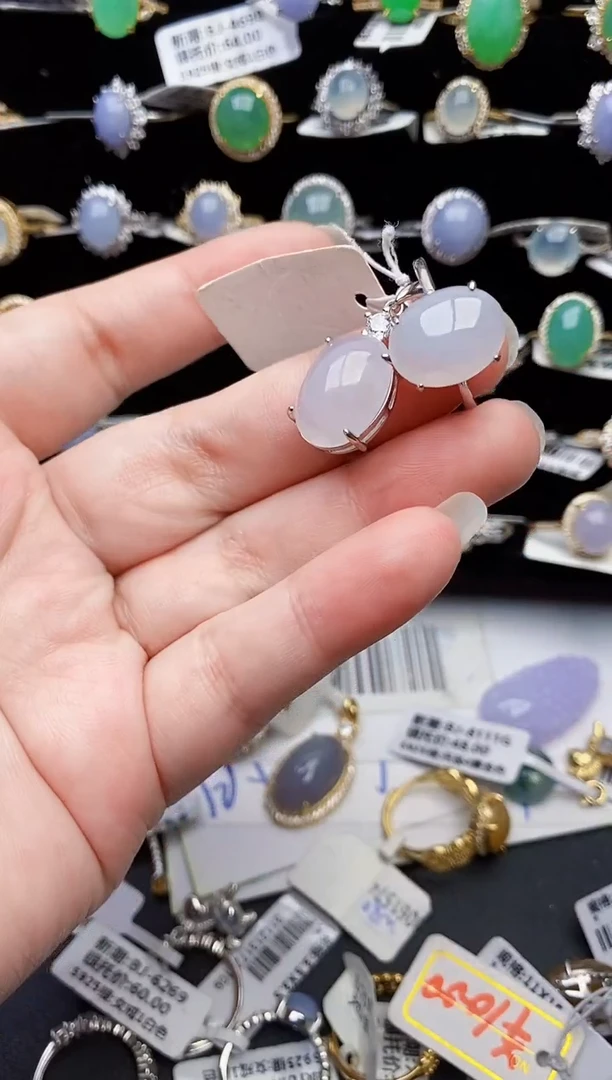 颈饰银S925镶嵌翡翠0574