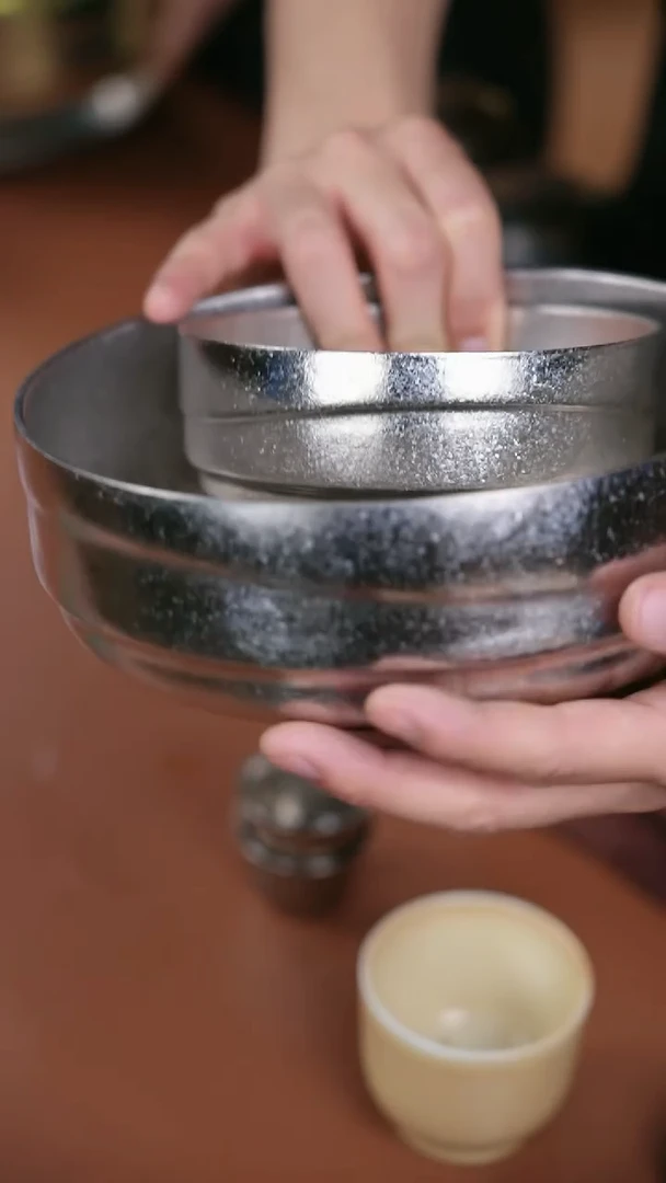 钛辉哥粉丝福利 纯钛碗 一大一小 银