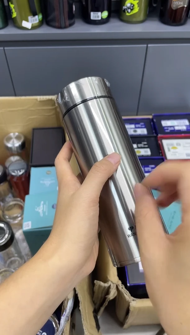 高硼硅玻璃无手柄款象家保温杯h104sj-550ml