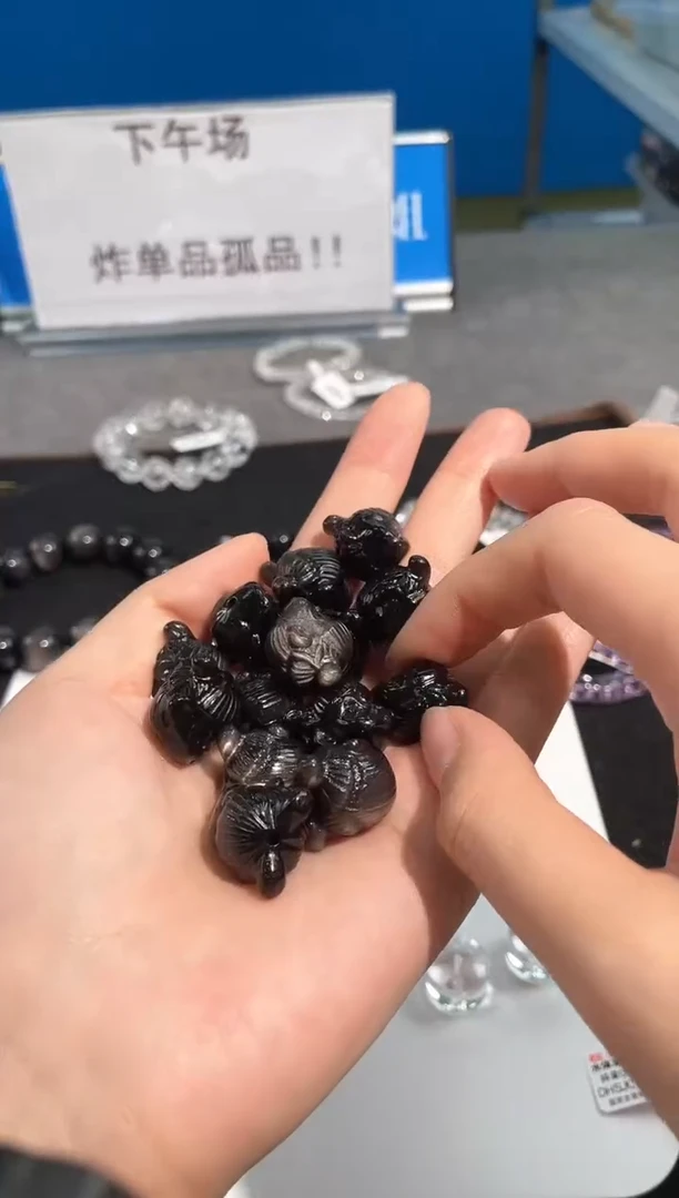 水晶手链未镶嵌91号银耀石配件款16mm