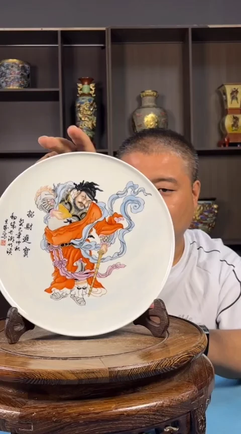 摆件景德镇陶瓷青花摆件94
