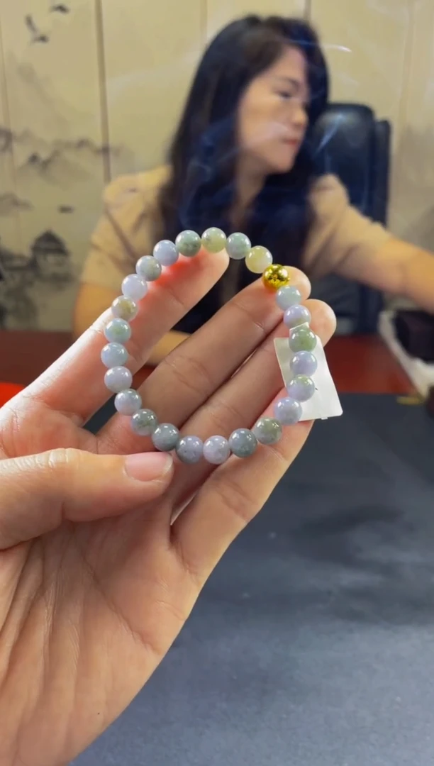 未镶嵌手链翡翠珠串