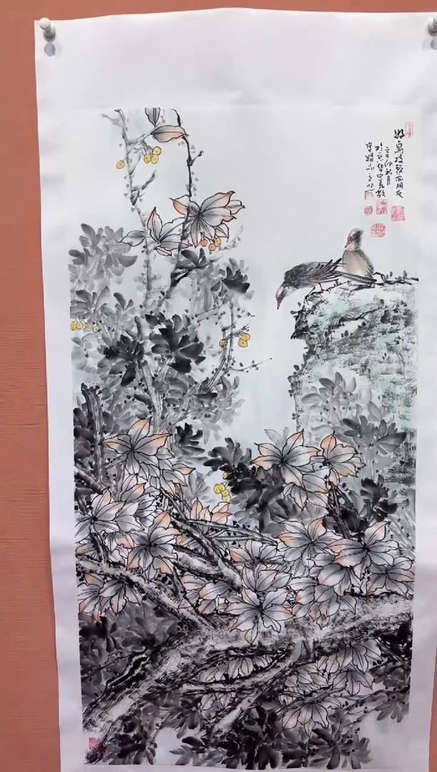 国画师立照老师国画作品