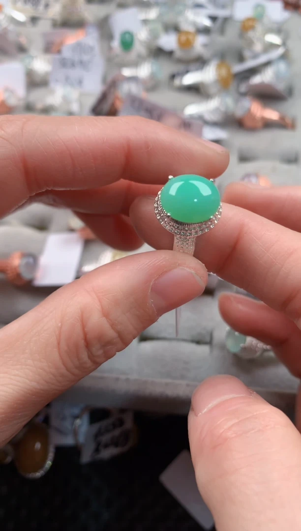 未镶嵌戒指翡翠111  78