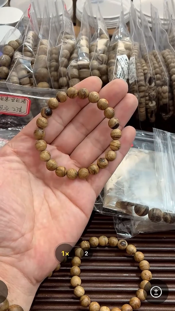 沉香手串正区老惠安0.88尺寸5克+