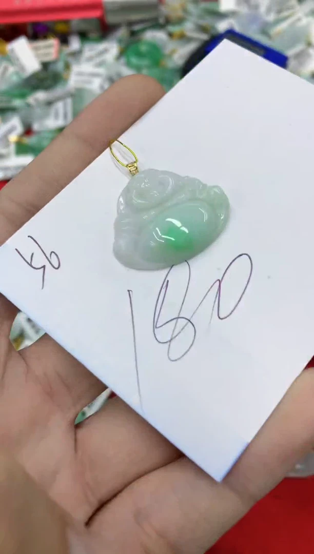 【闪购商品】翡翠颈饰18K金镶嵌号链接1111111