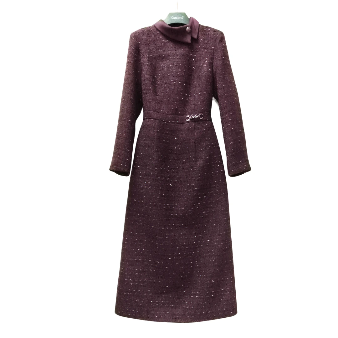 【咔尔丽丝】秋冬高端大码显瘦 6774 气质时尚百搭女装连衣裙