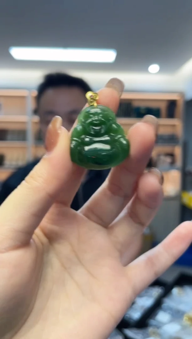 颈饰银S925镶嵌和田玉（多样性发一件）