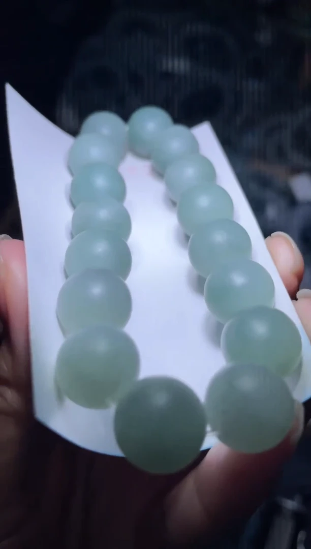 未镶嵌定制翡翠天然缅甸翡翠手串21