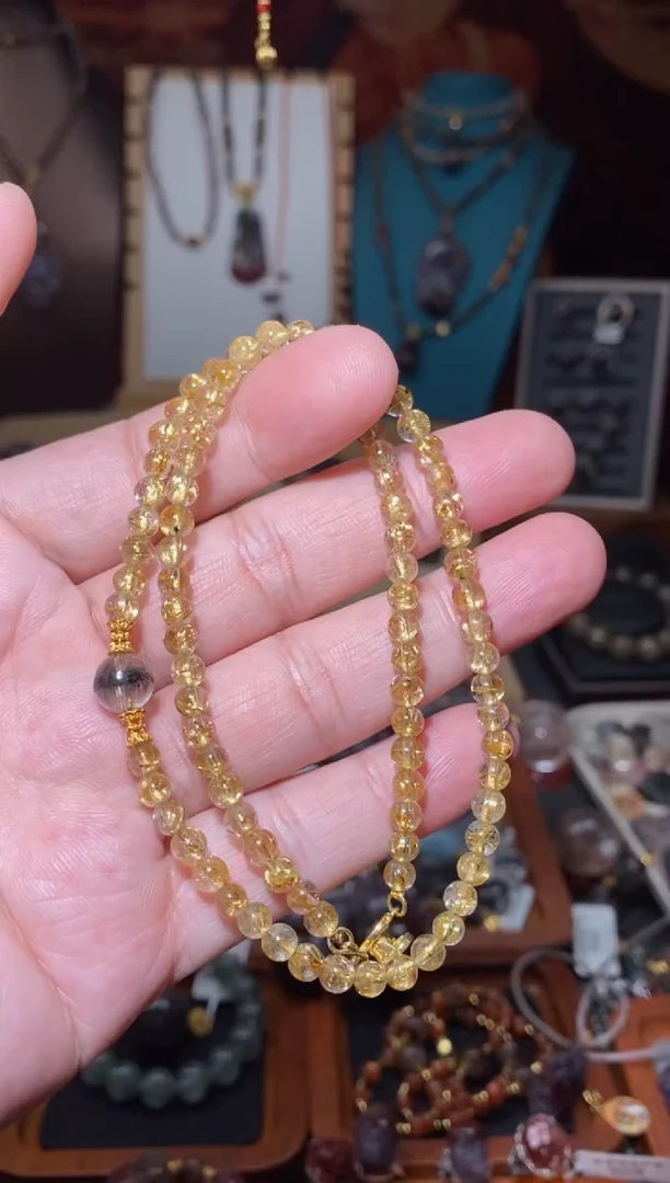 【闪购商品】水晶钛板晶项链未镶嵌多样性