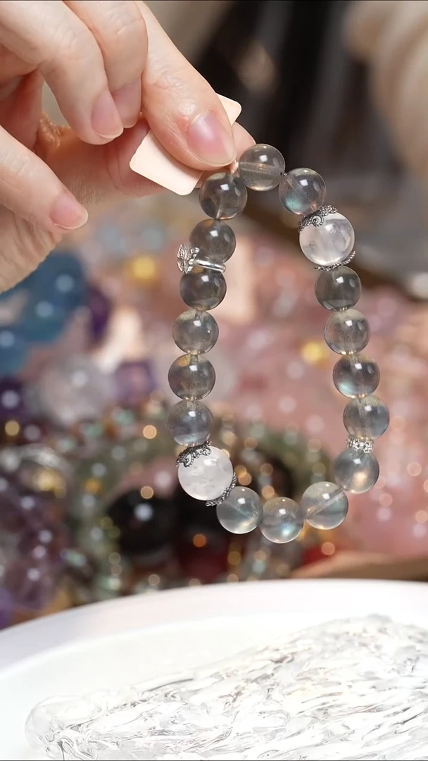 未镶嵌手串月光石灰月光手串·MM0025NOV685G179