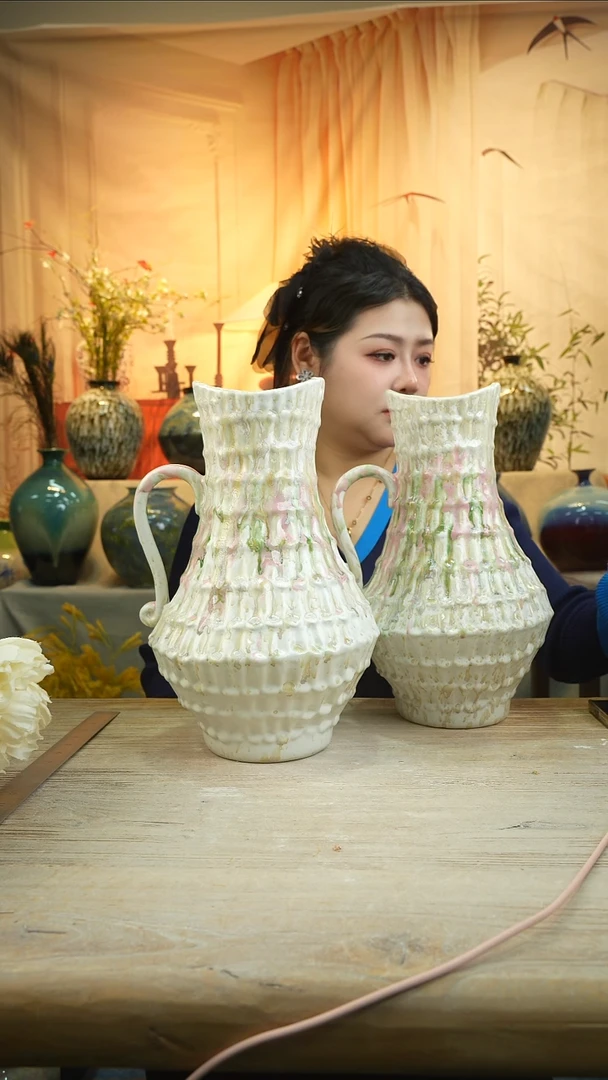 高29口12陶瓷花瓶花器套组