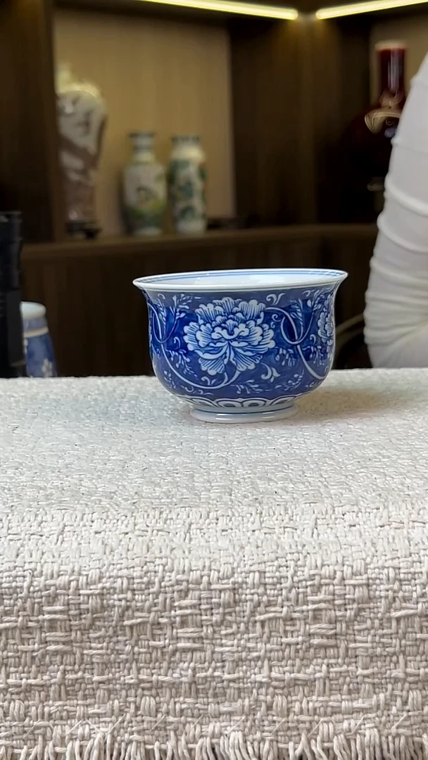瓷片景德镇毛仔柴窑杯