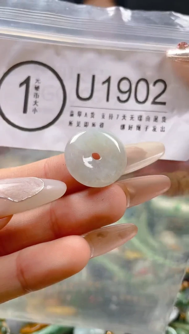 【闪购商品】翡翠颈饰未镶嵌/U/翡翠A货一图一物