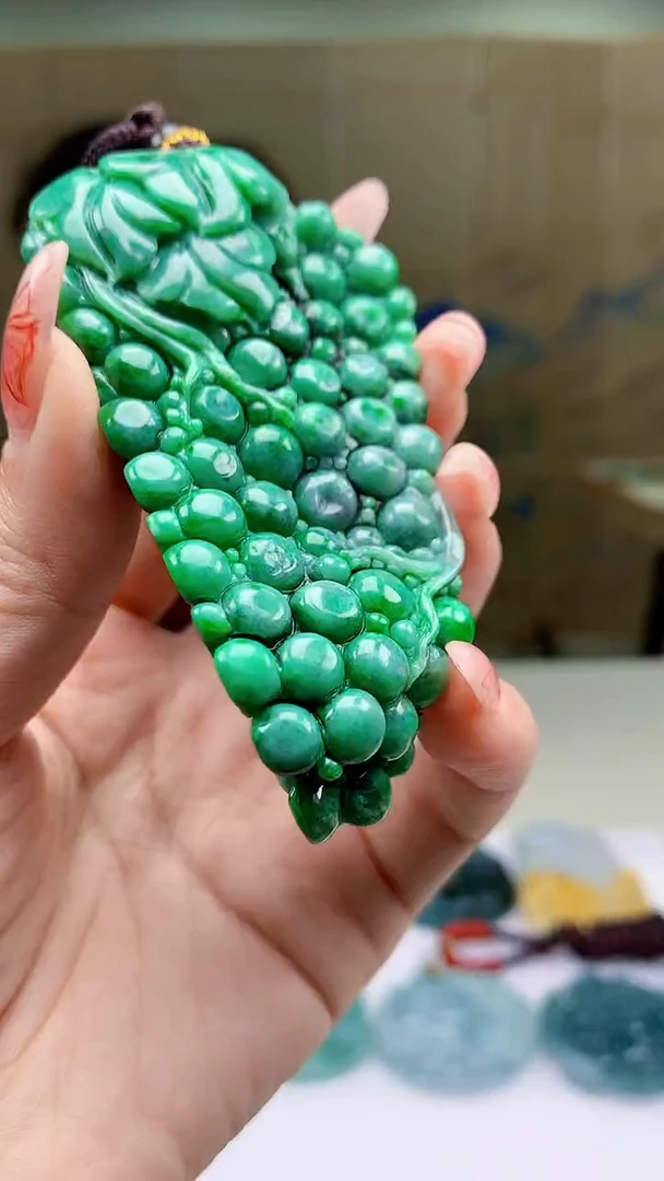 【闪购商品】定制翡翠未镶嵌4902ty-毛货挂件30