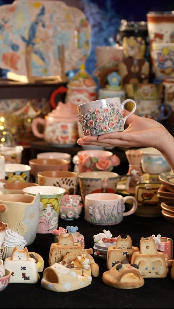 其他陶景德镇釉下彩手绘设计师款陶瓷