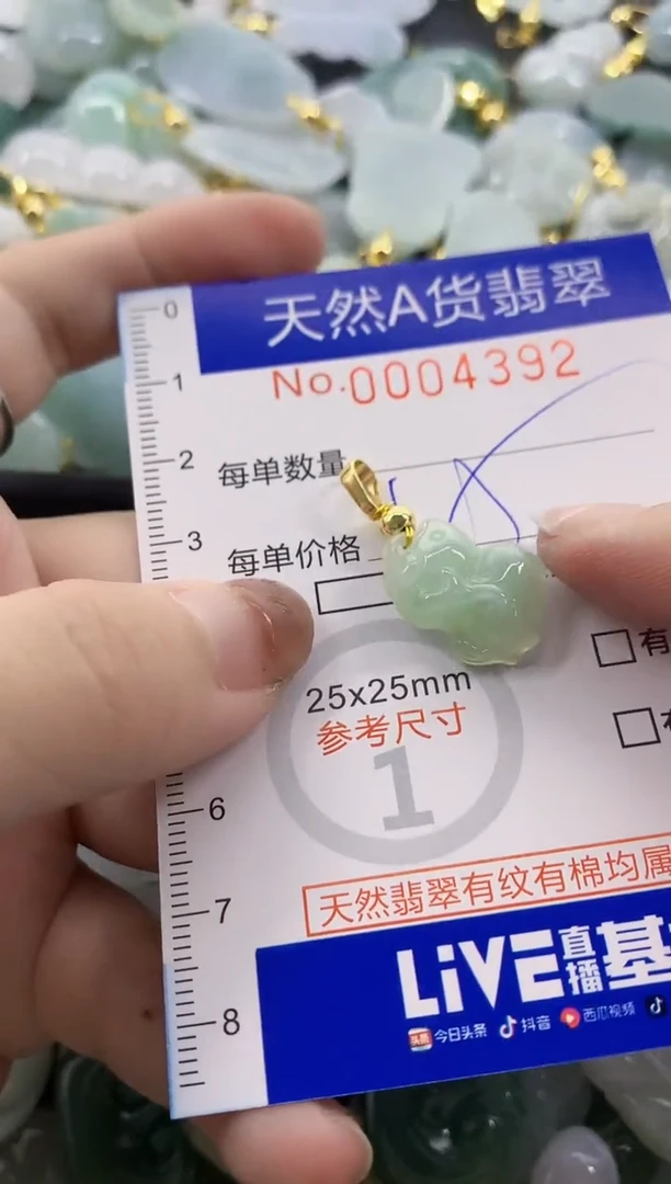 颈饰未镶嵌翡翠天然A货翡翠