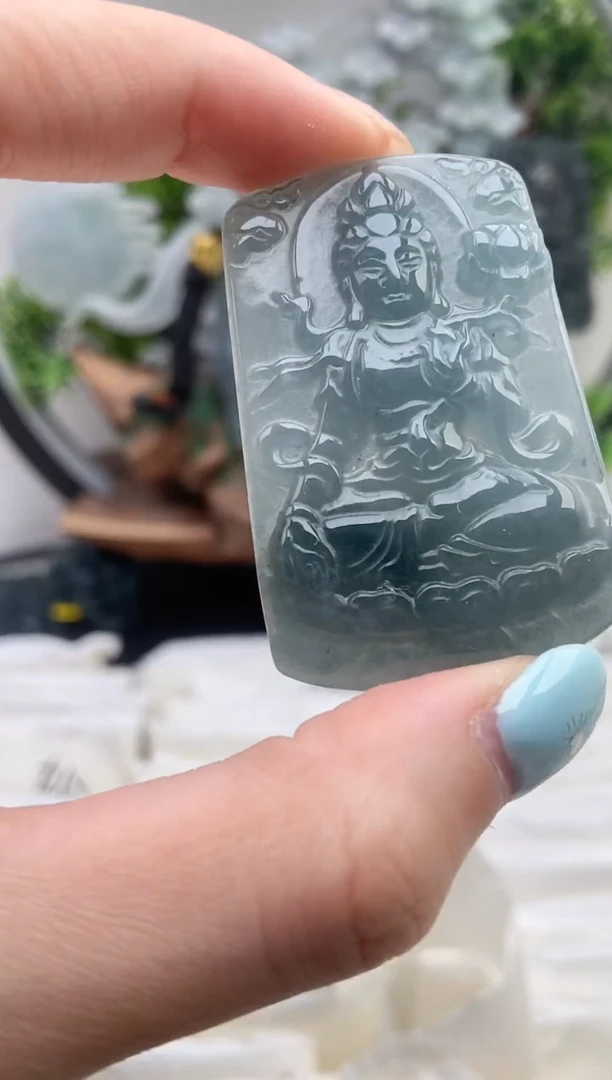 颈饰未镶嵌翡翠大势至