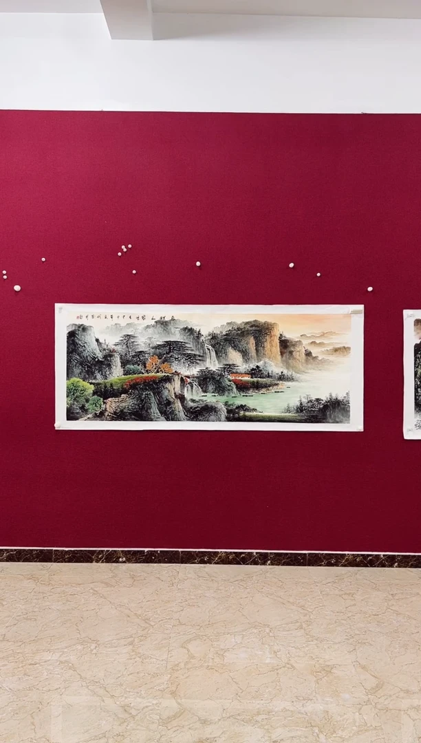 国画大*原师文娟的国画作品