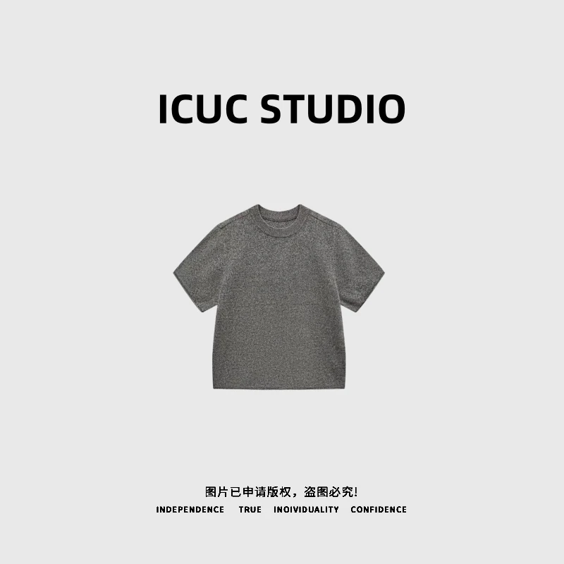 ICUC STUDIO-【100%绵羊毛极简风】慵懒感松百搭羊毛上衣88610