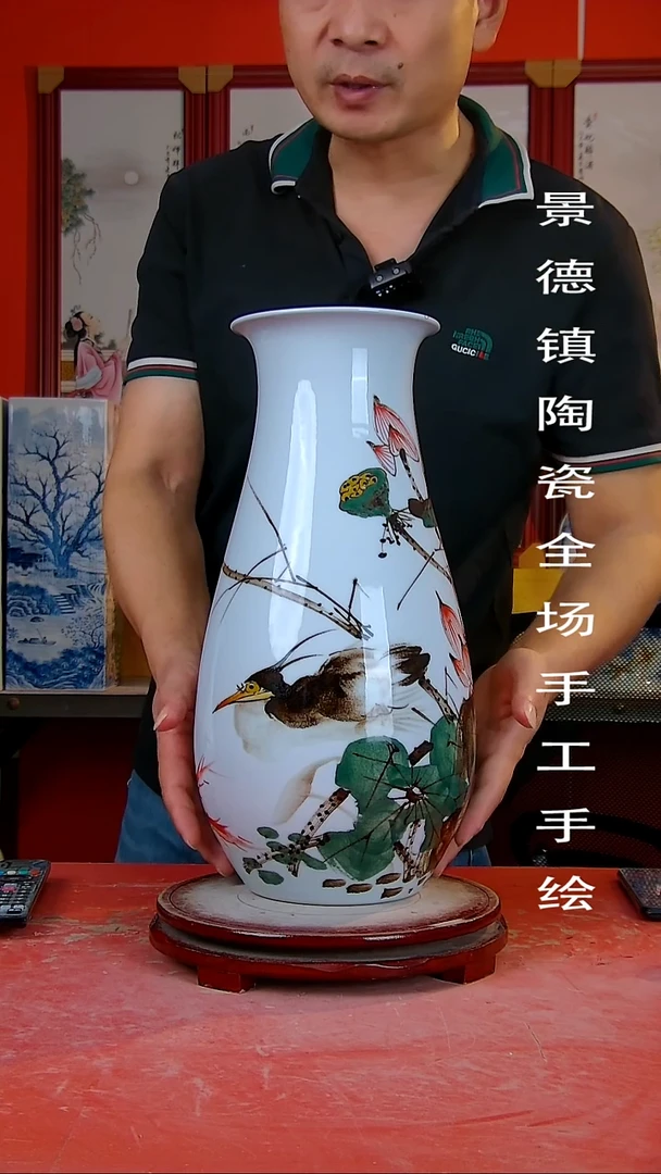 摆件景德镇陶瓷 全场手工手绘