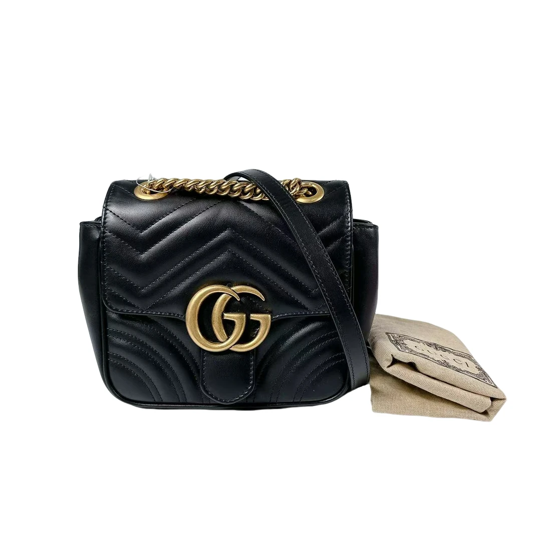 95新 GUCCI/古驰  安洁利严选链条包/XG021438